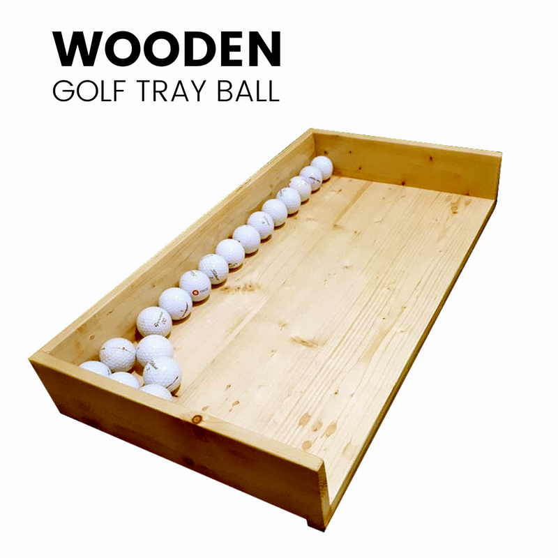 Wooden Golf Tray Ball